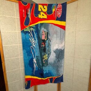 McArthur Jeff Gordon NASCAR Beach Towel 28x56 Blue DuPont #24 Hendrick Racing